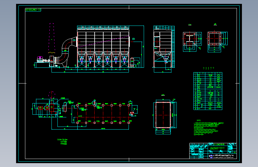烧结除尘系统平面布置图
