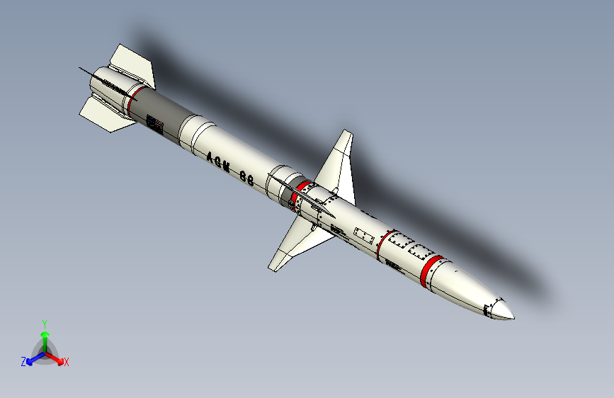 AGM-88型哈姆高速反辐射导弹MF