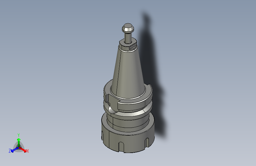 BT30ER32刀柄模型设计图MF