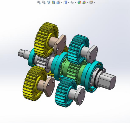 二级行星齿轮减速器 SW16