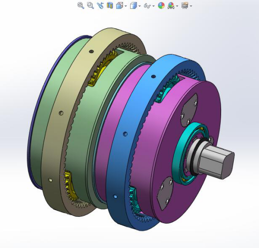 二级行星齿轮减速器 SW16