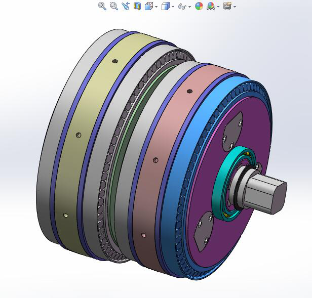 二级行星齿轮减速器 SW16