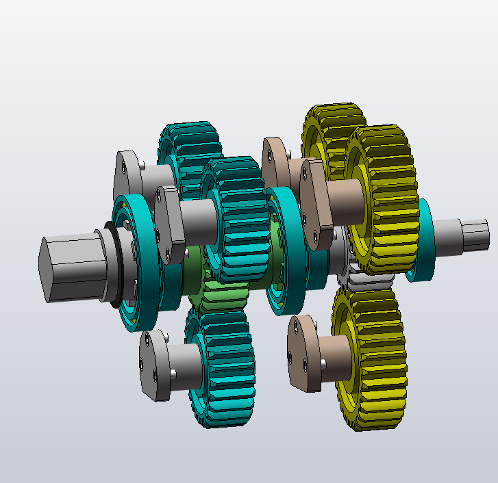 二级行星齿轮减速器 SW16