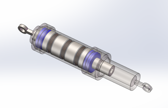 假肢用磁流变电磁阻尼器