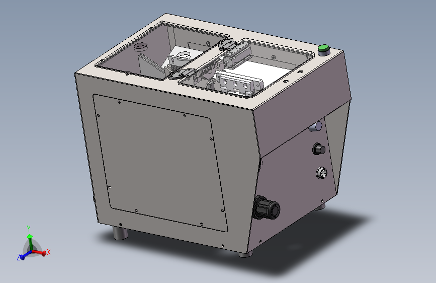 螺丝机一出二供料器3D
