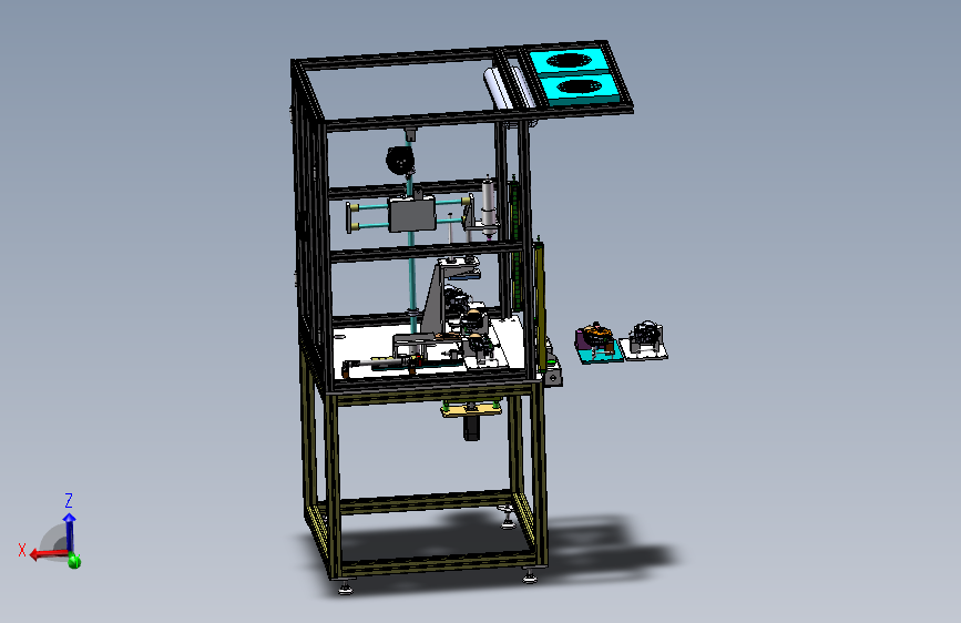 螺母自动锁紧机3D