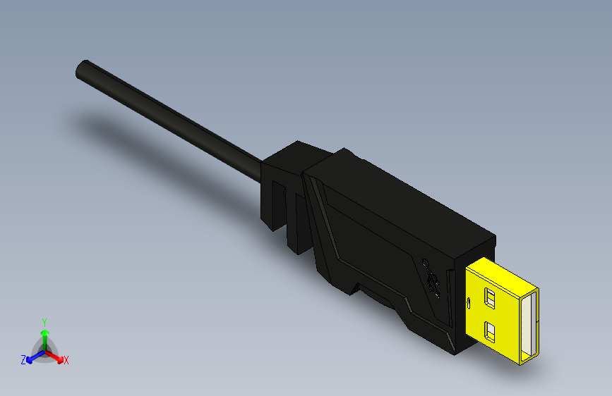 usb接口模型图MF