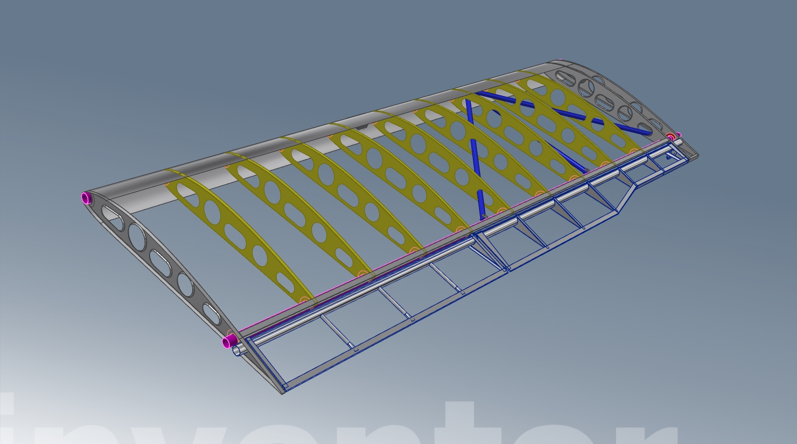 超轻型飞机机翼结构