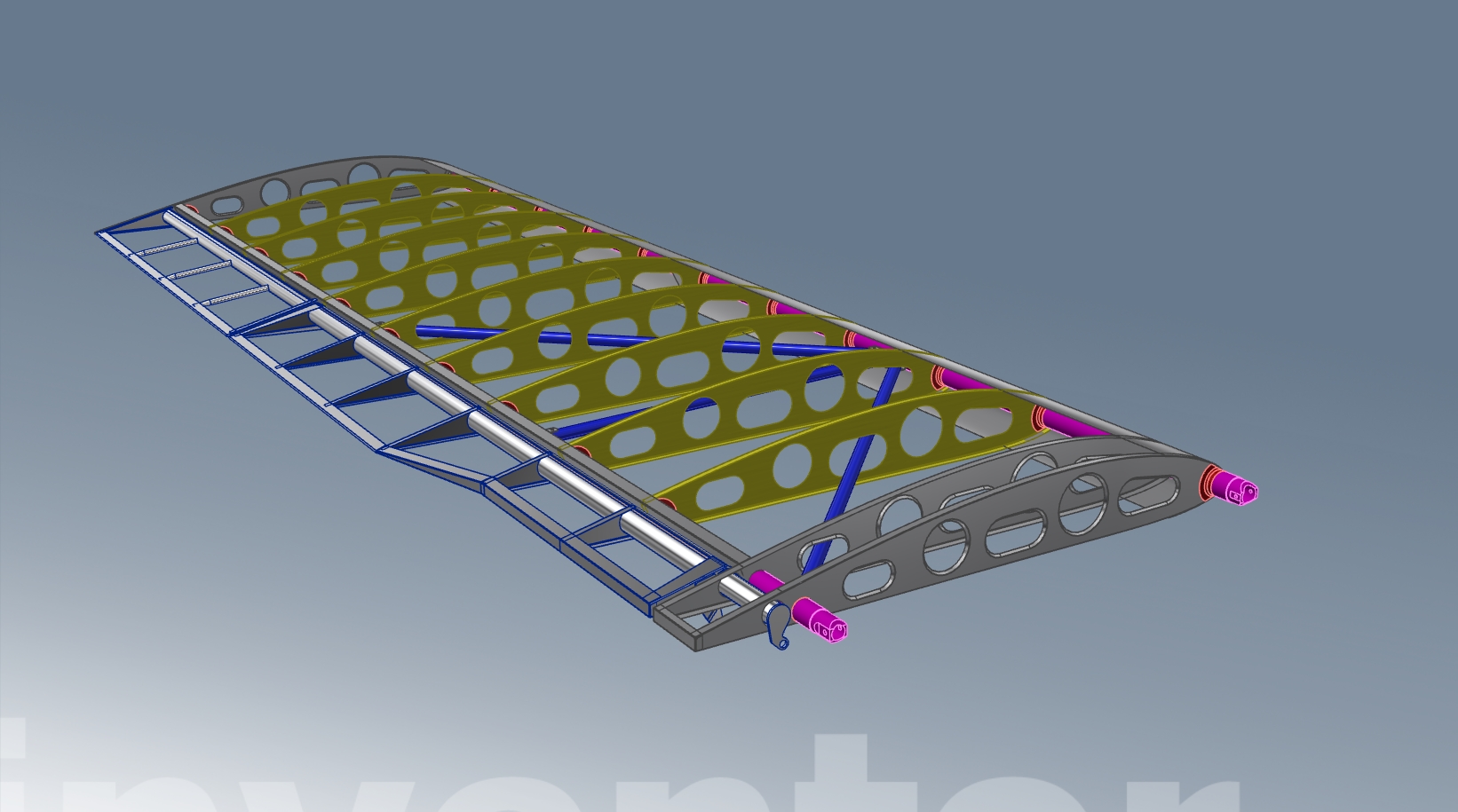 超轻型飞机机翼结构