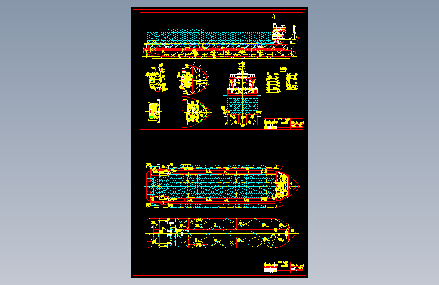 船舶_AutoCAD_收费图纸_模型下载 – 懒石网