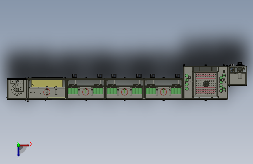 湿法纺丝机、实验室多功能纤维纺丝机器 俯视图