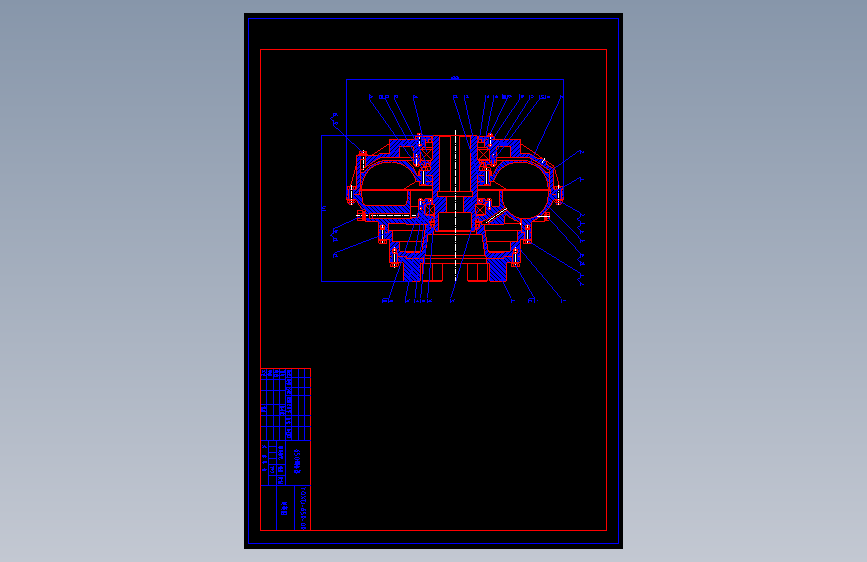 各种规格液力偶合器总图_AotuCAD dxf_模型图纸下载 – 懒石网