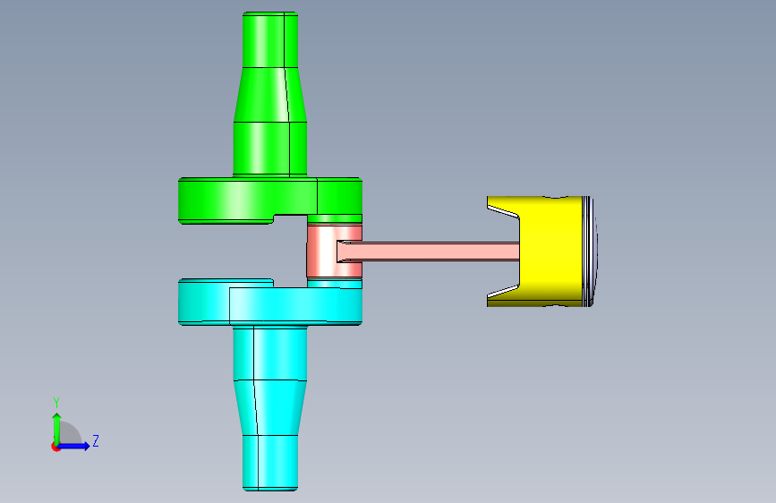 活塞连杆CATIA三维_CATIA V5R21_模型图纸下载 – 懒石网