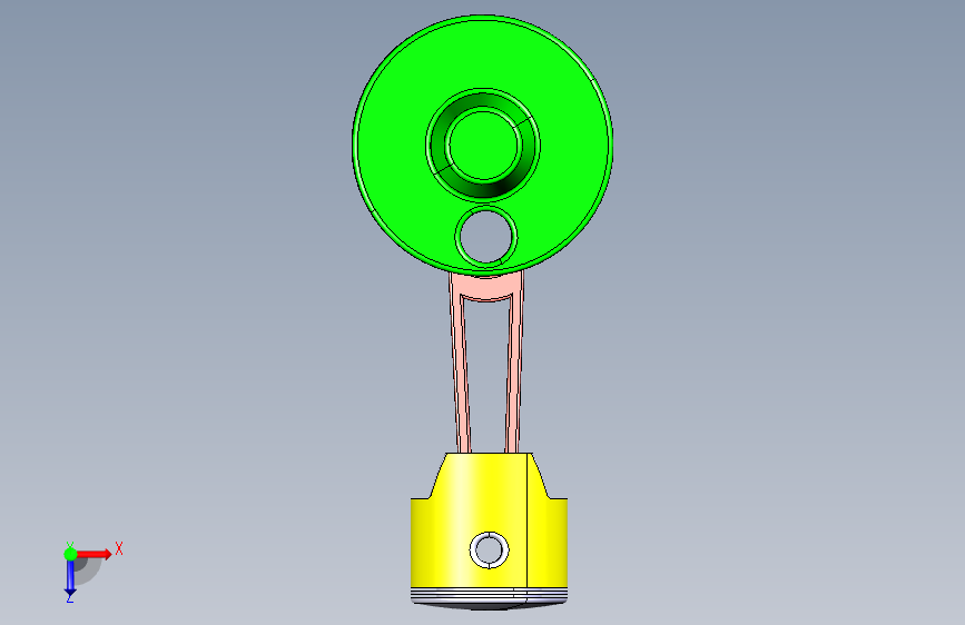 活塞连杆CATIA三维_CATIA V5R21_模型图纸下载 – 懒石网