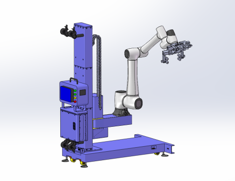线性码垛机3D数模图纸+step格式