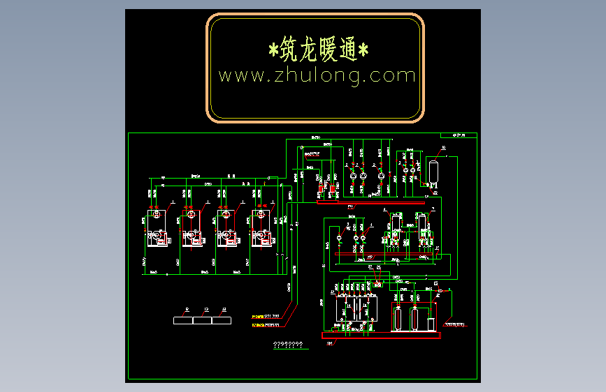 锅炉房热力系统图