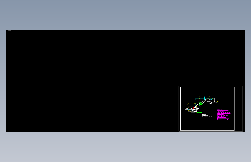 锅炉房边坡挡土墙结构图_dwg