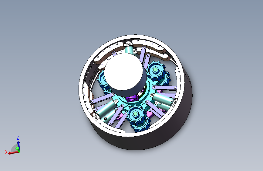 可变履带车轮MF_SOLIDWORKS 2018_模型图纸下载 – 懒石网