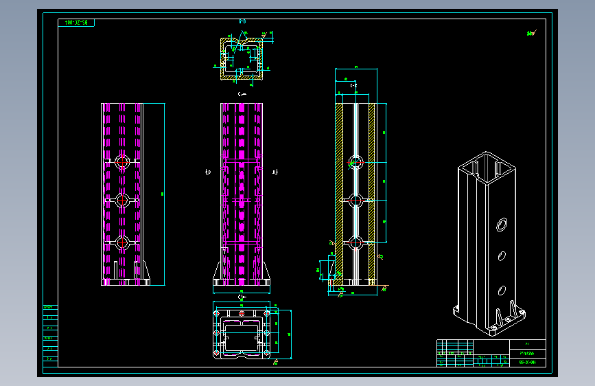 离合器壳体钻孔组合机床-10张-MF