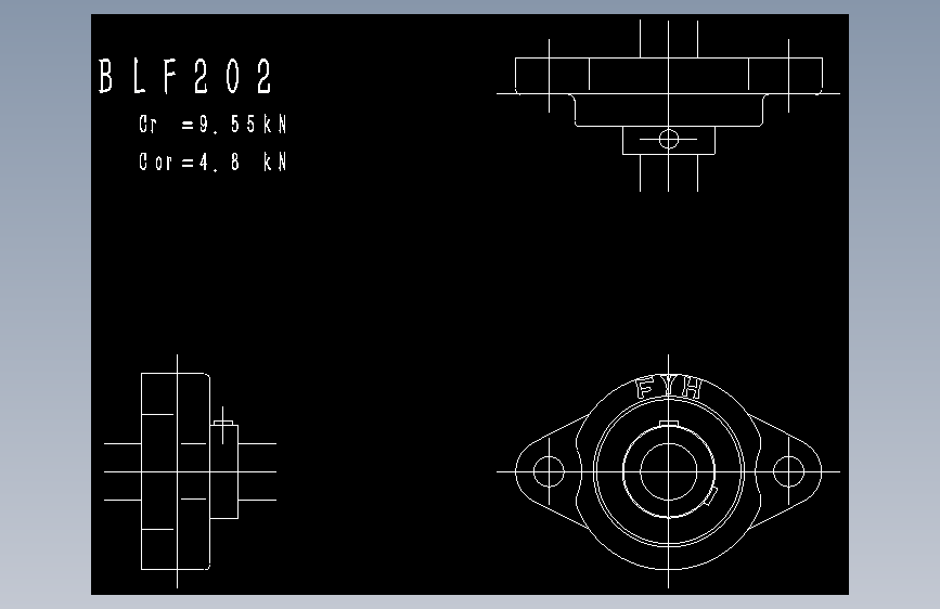 FYH轴承座-BLF型图纸下载