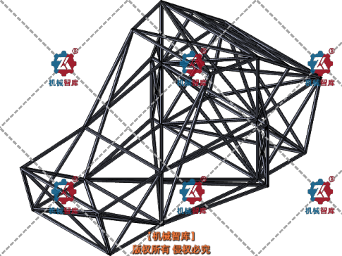 009-汽车底盘-Ever EV竞赛车底盘 SW
