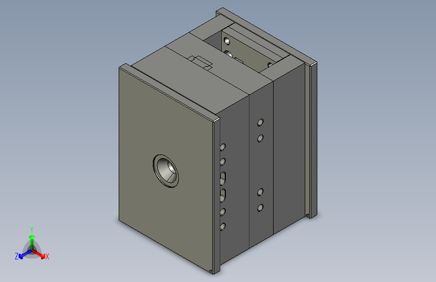 汽车外后视镜壳模具（CATIA+STP）MF