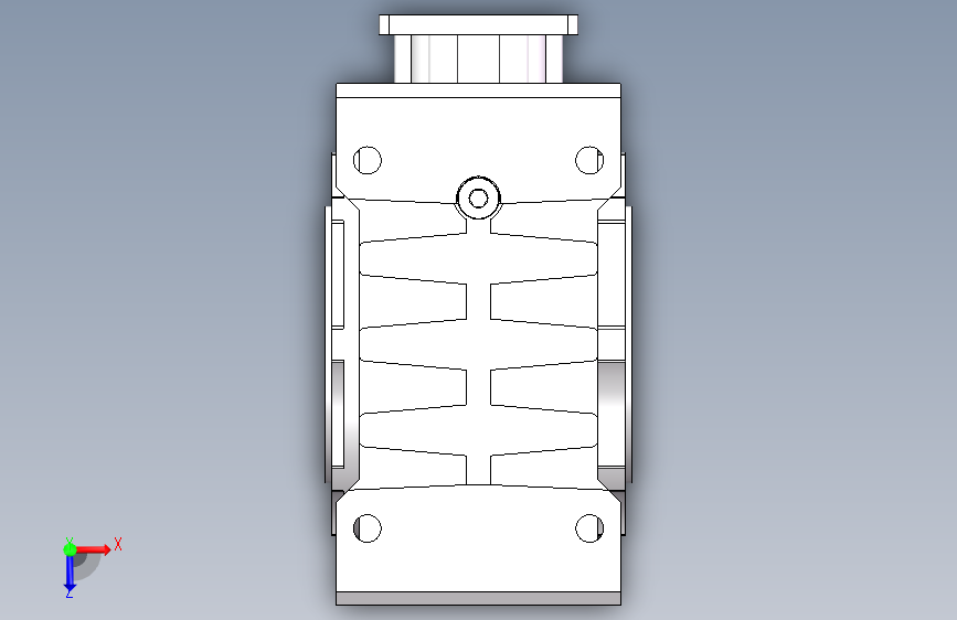 NMRV150-40-Φ50-Φ22-Φ110-Φ145-M9-B3 俯视图
