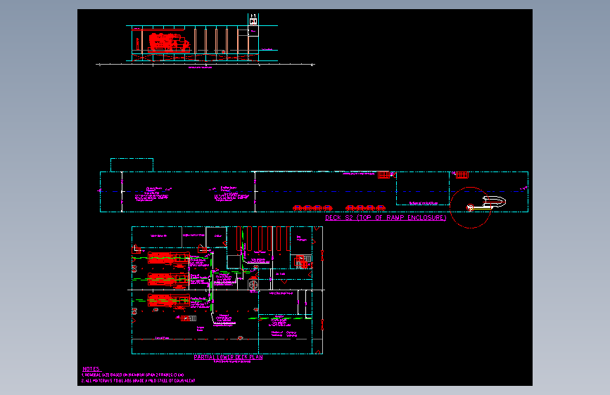 铺管驳船Trolley Beam Layout