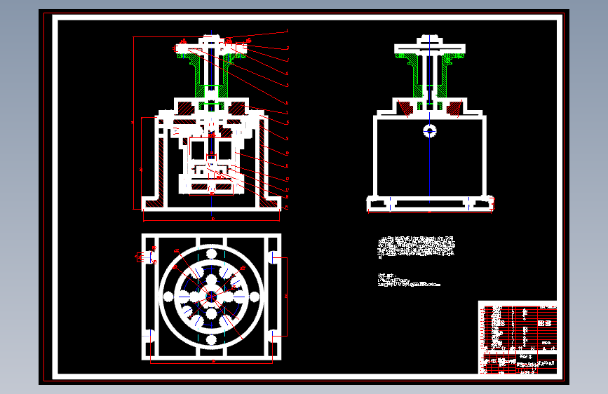 K039- 填料箱盖机械加工工艺规程及夹具CAD图纸三维设计压盖端盖