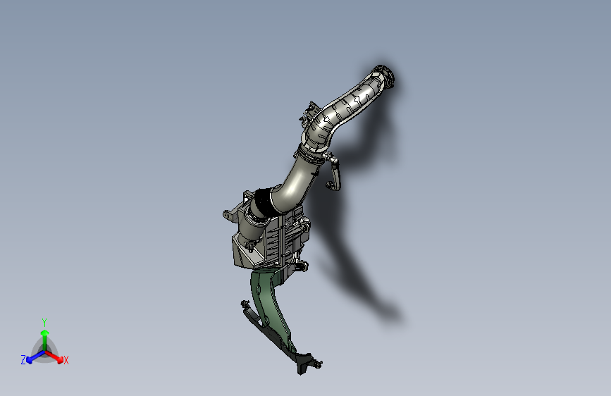 汽车进气系统结构设计catia+stp