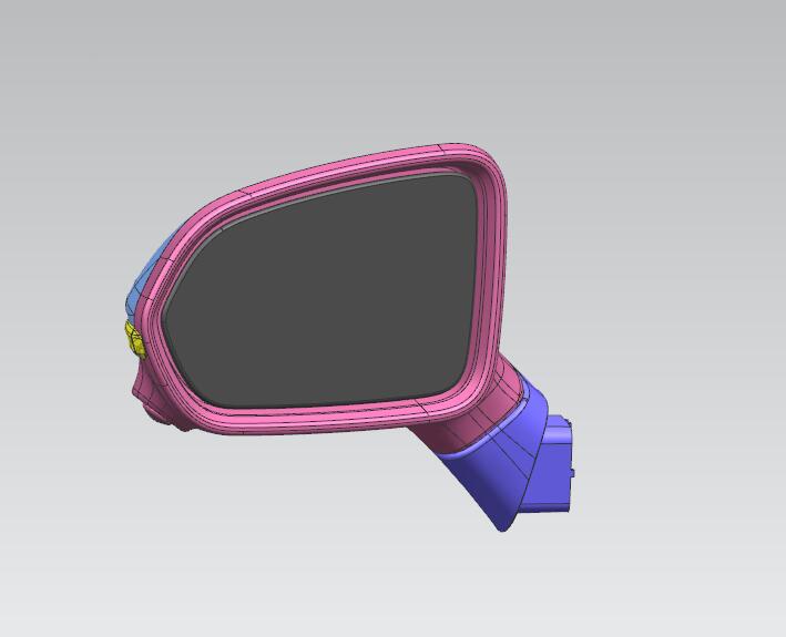 汽车后视镜3D模型图纸-MF