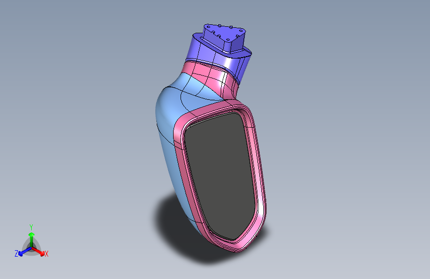 汽车后视镜3D模型图纸-MF