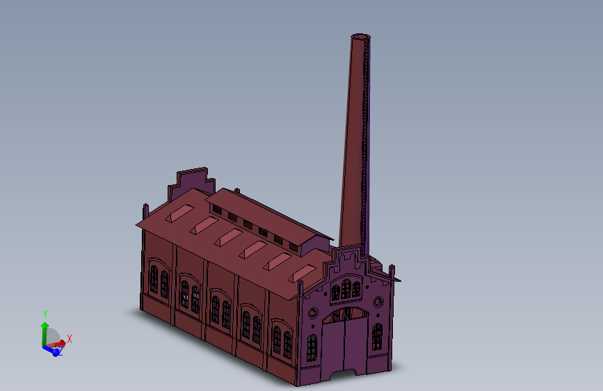 Faller法勒2142号火车库建筑物  INVENTOR