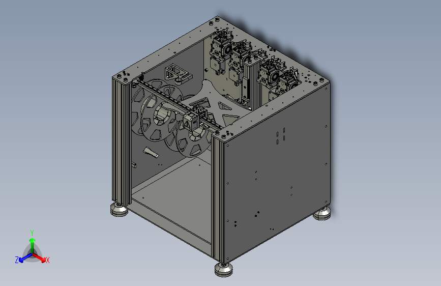 四色快换头3D打印机MF