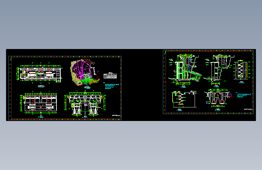 水电站2 30MW扩建进水口全套图纸MF