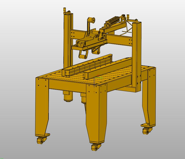 纸箱飞机盒全自动胶带封箱机包裹纸箱封口机