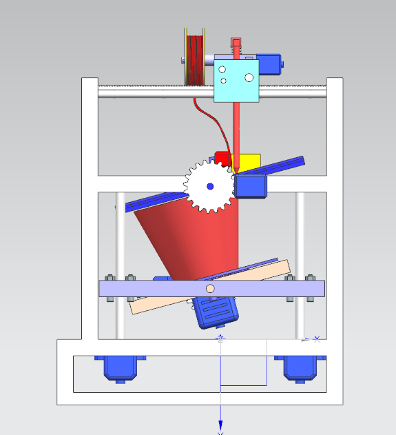 3D打印机 主视图