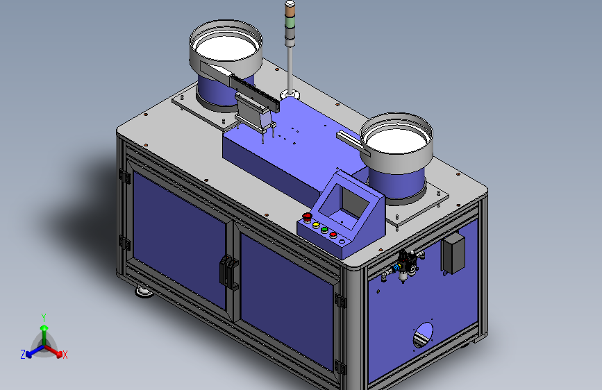铜螺钉送料3D