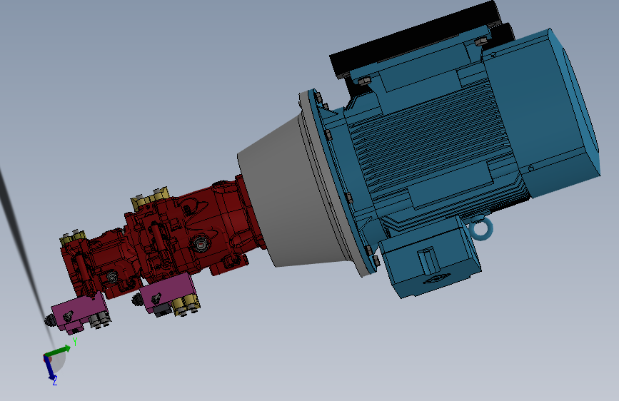 A A10V 0 28 DFLR+A A10V 0140 DFLR安装总成