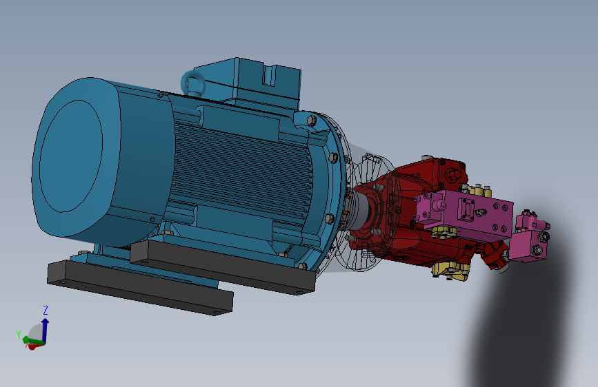 A4VS0125DRG30R+A2F016-61R双联泵安装总成