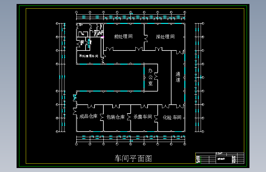 年产2万吨面粉工厂设计CAD+说明书