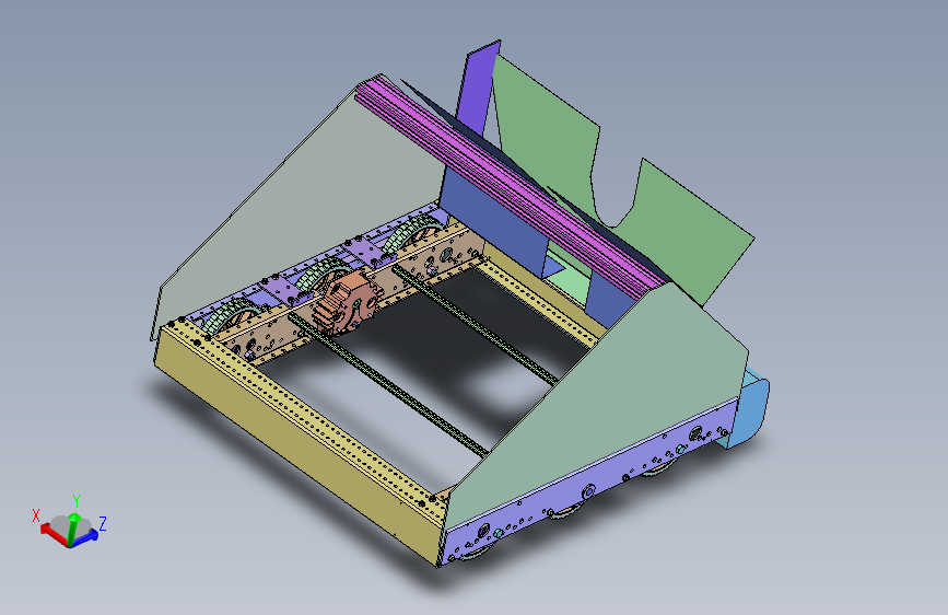 地轨激光切割车 Inventor