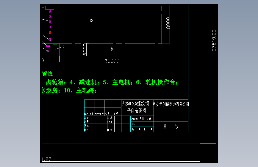阿塞拜疆螺纹钢平面图二