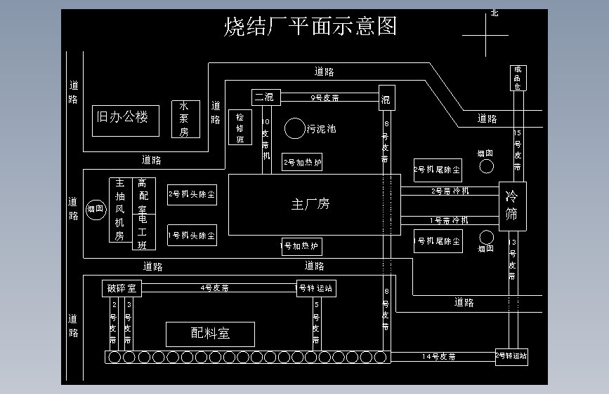 烧结厂平面图