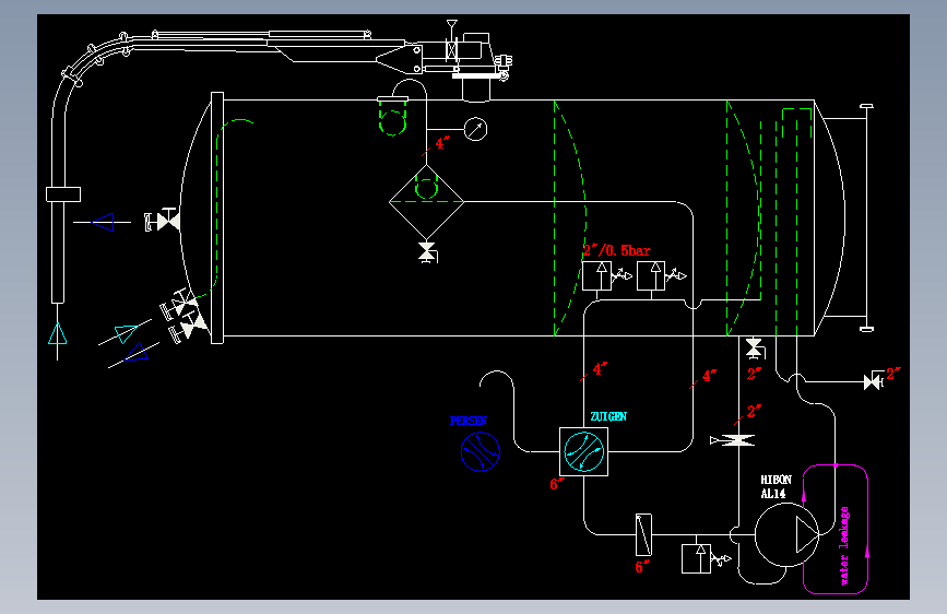 吸污车CAD