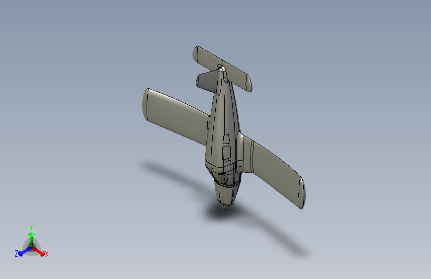 小型飞机Catia-MF
