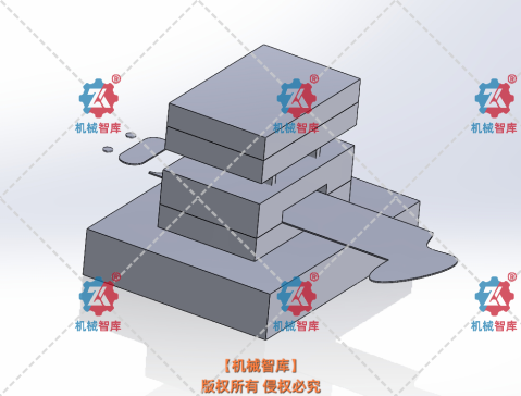 284-模具-金属片  sw