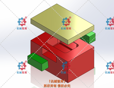 047-模具-侧芯模具桶 sw