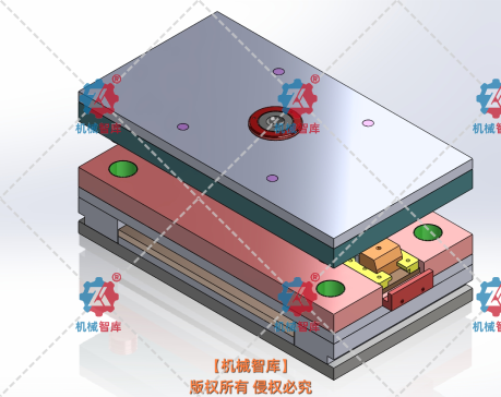 051-模具-分裂型模具  sw