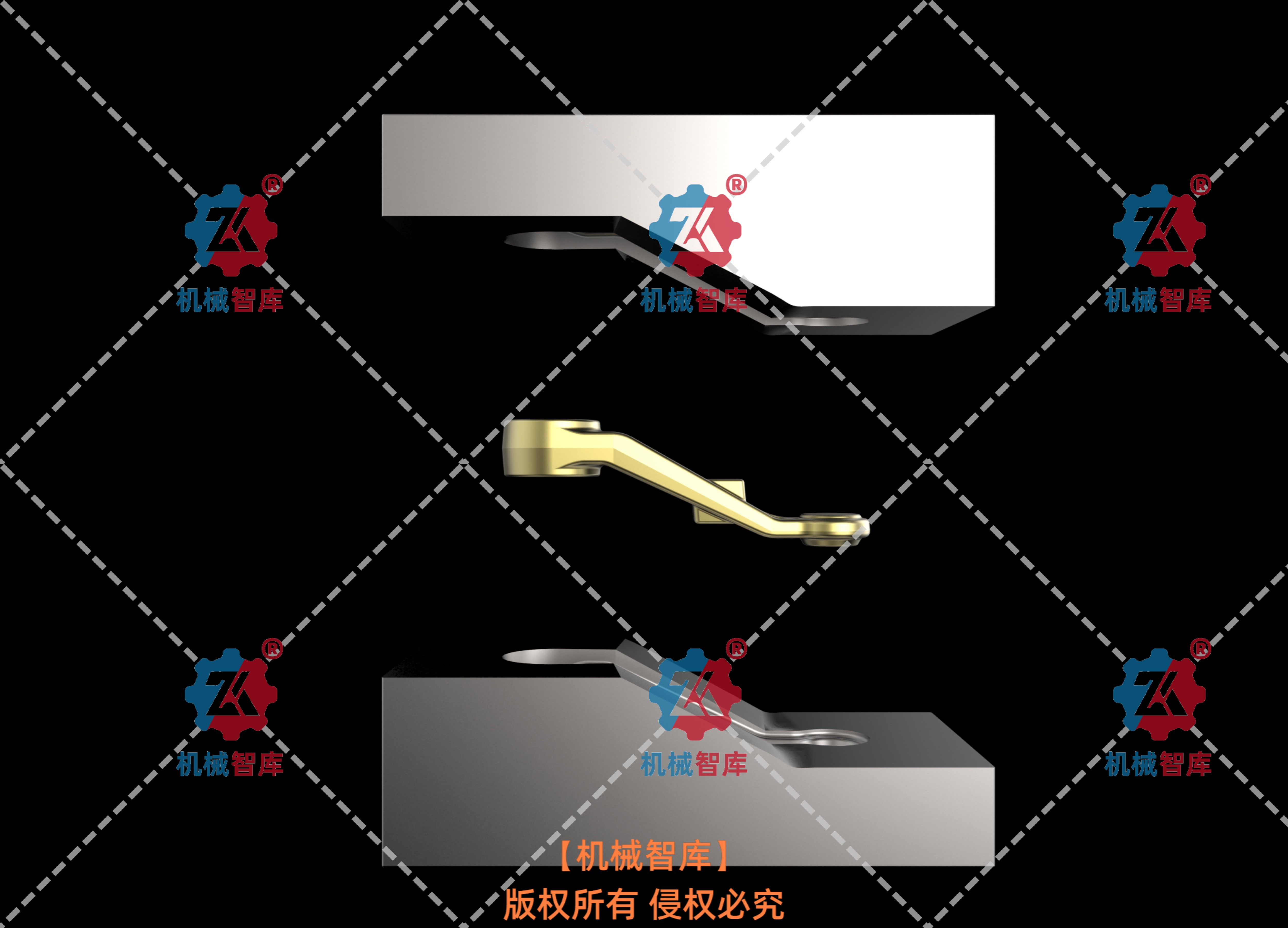 072-模具-吊臂模具 sw